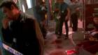 Thumbnail of Shek (Sean Lau Ching Wan) in the gore covered library from the US DVD of Black Mask (1996).