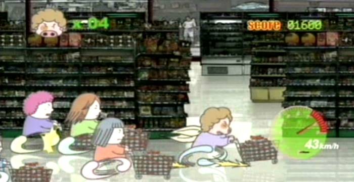 Mrs. McBing at the grocery store