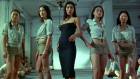 Thumbnail of the girls learning to 'walk'. Starting at 2nd from left, Charlene (Maggie Q), Madame M (Almen Wong Pui Ha) and Katt (Anya Wu)