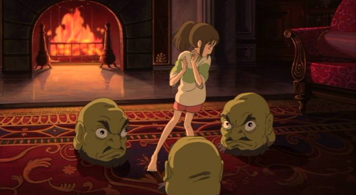 Chihiro and some heads
