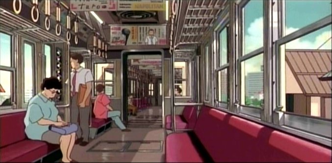 Detail of the train cars